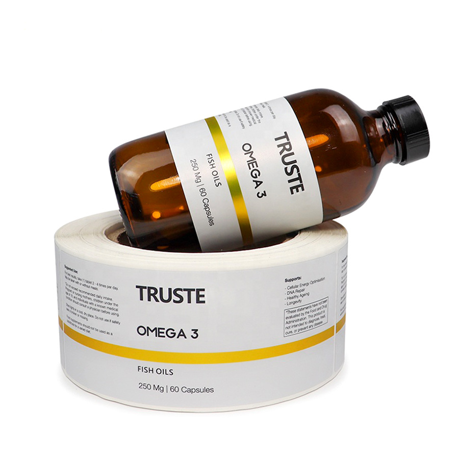 Label Maker - Customized Coated Paper Pharmaceutical Bottle Stickers