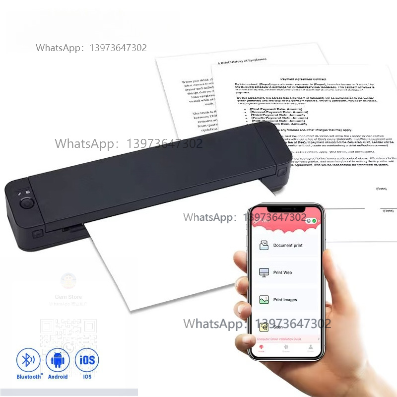 NEW 300dpi Portable A4 Printer - Thermal Printer 评论和价格